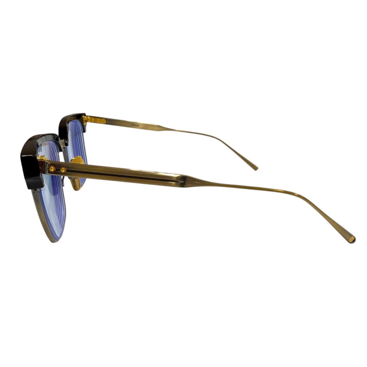 美品▼DITA ディータ 23SS DTS431 FIRAZ アイウェア サングラス ブラック ゴールド 55□18-142 度入り メンズ 定価108900円 箱・保存袋付