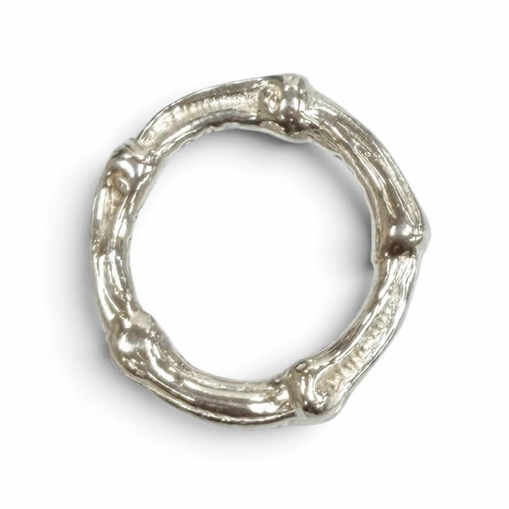 極美品★TIFFANY&amp;Co. ティファニー JP5号サイズ相当 925 希少サイズ 1996 バンブーリング 指輪 アクセサリー シルバー 重量4.88g