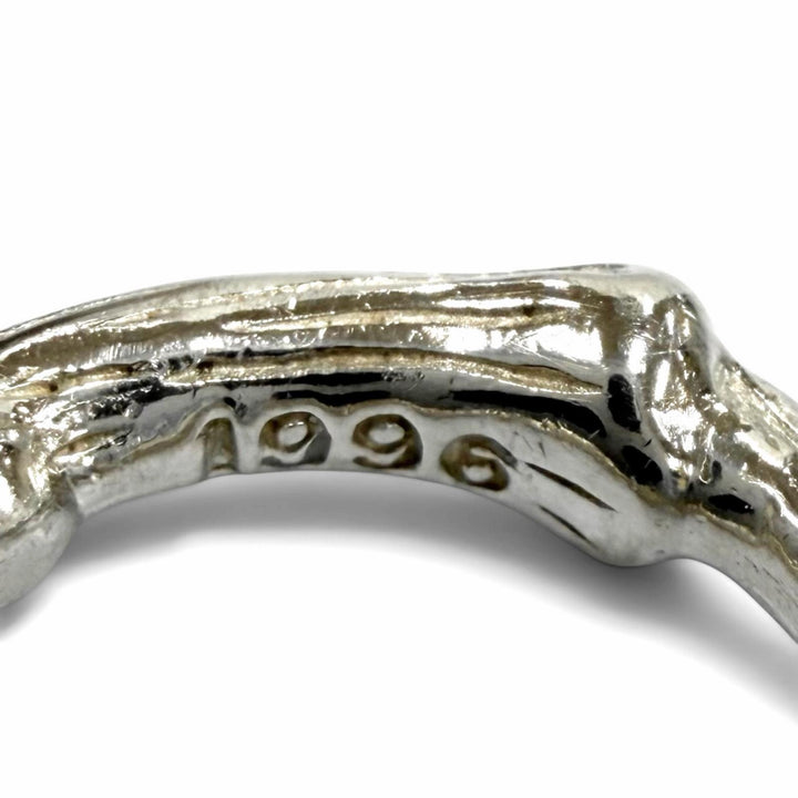 極美品★TIFFANY&amp;Co. ティファニー JP5号サイズ相当 925 希少サイズ 1996 バンブーリング 指輪 アクセサリー シルバー 重量4.88g