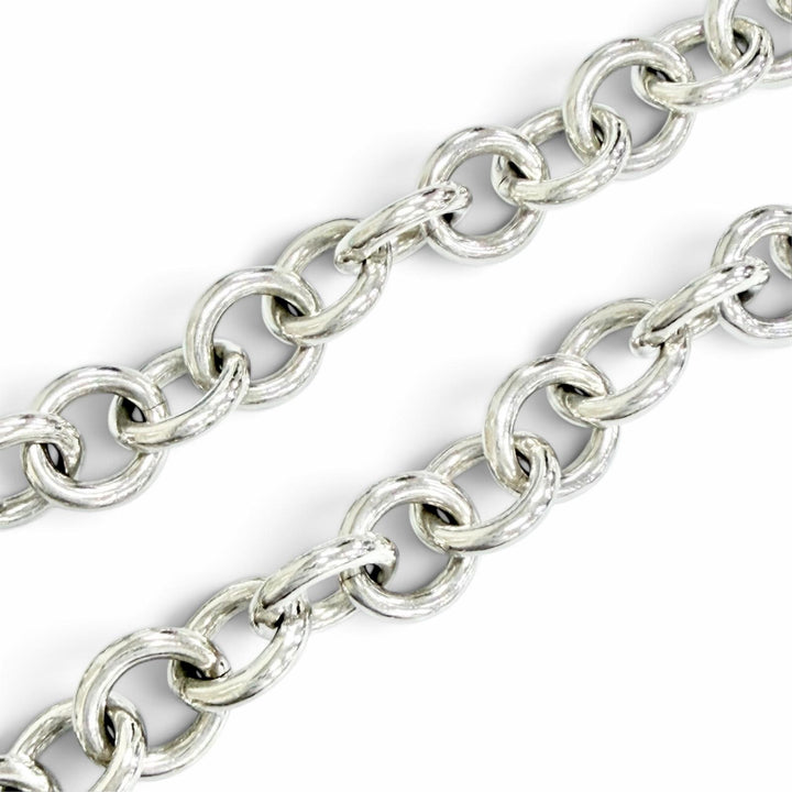 美品△TIFFANY&amp;Co. ティファニー リターントゥティファニー ハート タグ ネックレス 925 1Pダイヤ 23年10月購入 重量65.6g 定価253000円