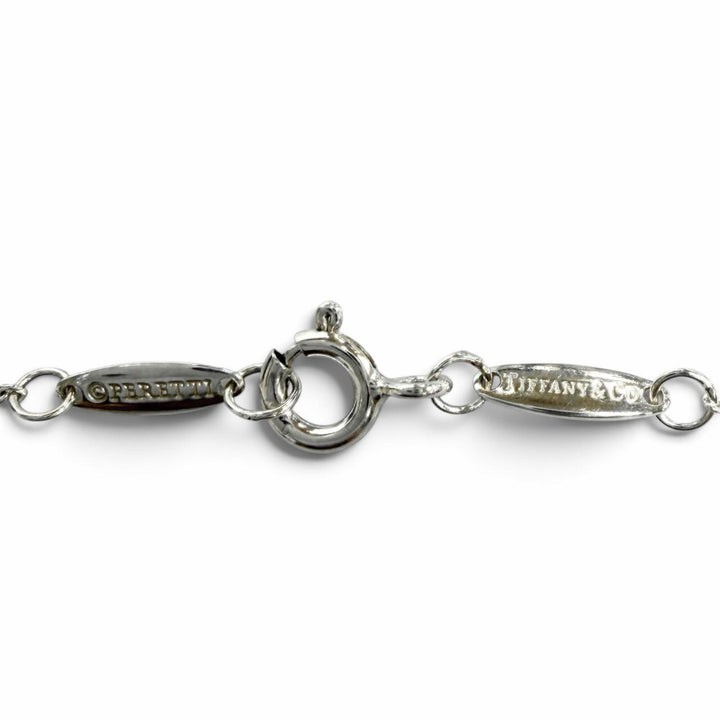 美品★TIFFANY&amp;Co. ティファニー ダイヤモンド バイ ザ ヤード シングル ダイヤモンド ペンダント AG925 枠直径：3.3mm 重量1.5g 箱付き