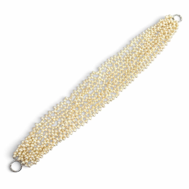 美品★TIFFANY&amp;Co. ティファニー パルマ・ピカソ フレッシュウォーターパール 925 トルセード 8連ネックレス チョーカー 重量217g 箱付