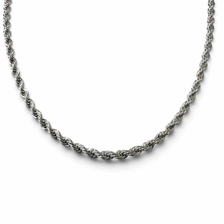 極美品□TIFFANY&amp;Co. ティファニー SV925 ツイストチェーン ネックレス アクセサリー シルバー 重量44g メンズ レディース オススメ