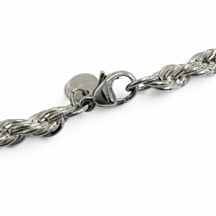 極美品□TIFFANY&amp;Co. ティファニー SV925 ツイストチェーン ネックレス アクセサリー シルバー 重量44g メンズ レディース オススメ