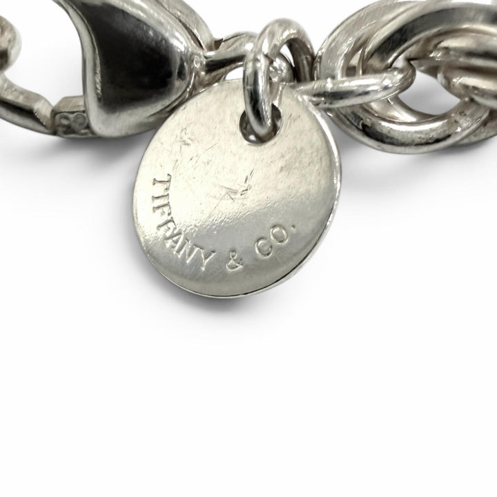 極美品□TIFFANY&amp;Co. ティファニー SV925 ツイストチェーン ネックレス アクセサリー シルバー 重量44g メンズ レディース オススメ