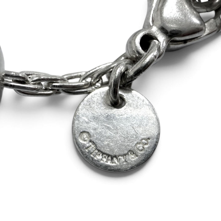 極美品□TIFFANY&amp;Co. ティファニー ハードウェア ロング ボールネックレス SV925 アクセサリー シルバー 重量100g メンズ オススメ