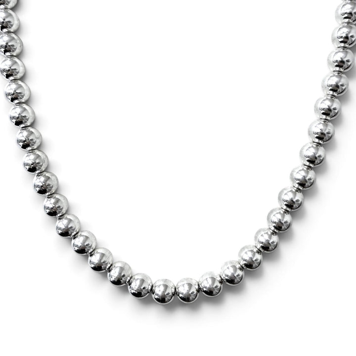 極美品□TIFFANY&amp;Co. ティファニー ハードウェア ロング ボールネックレス SV925 アクセサリー シルバー 重量100g メンズ オススメ