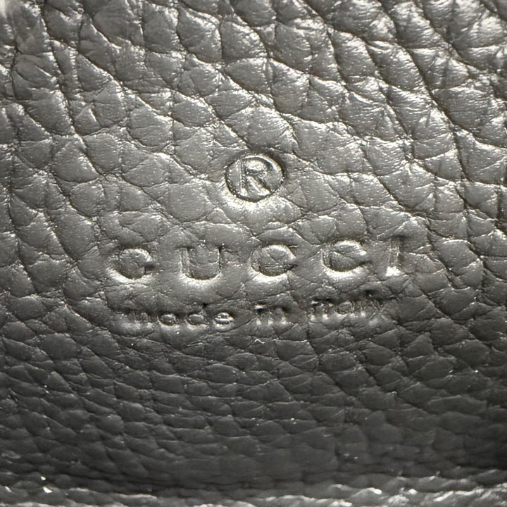 極美品△GUCCI グッチ 800144 GGシャドウ Air Pods Holder エアポッズケース イヤホンケース 半月型 ブラック系 シルバー金具 伊製 箱付