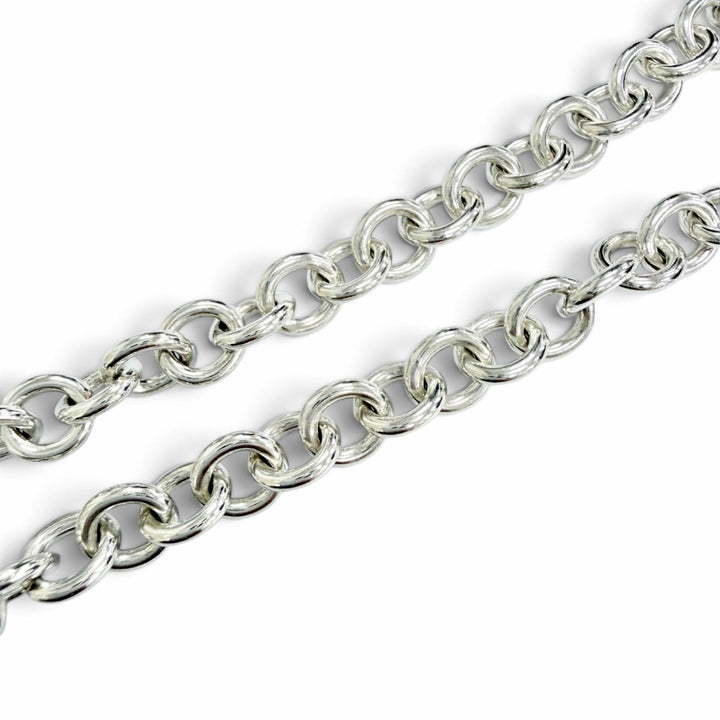 美品△TIFFANY&amp;Co. ティファニー 1837 ロック カデナ ネックレス チョーカー アクセサリー 925 シルバー 重量44g レディース オススメ◎