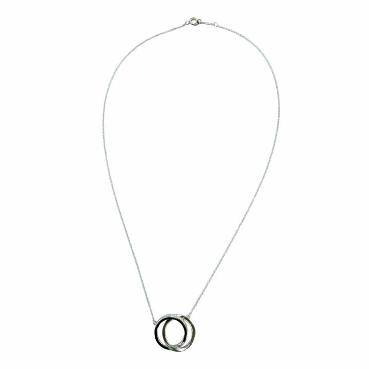 極美品☆TIFFANY&amp;Co. ティファニー 1837 インターロッキング サークル ペンダント AG925 シルバー 重量4.2g 定価107800円 箱・保存袋付き