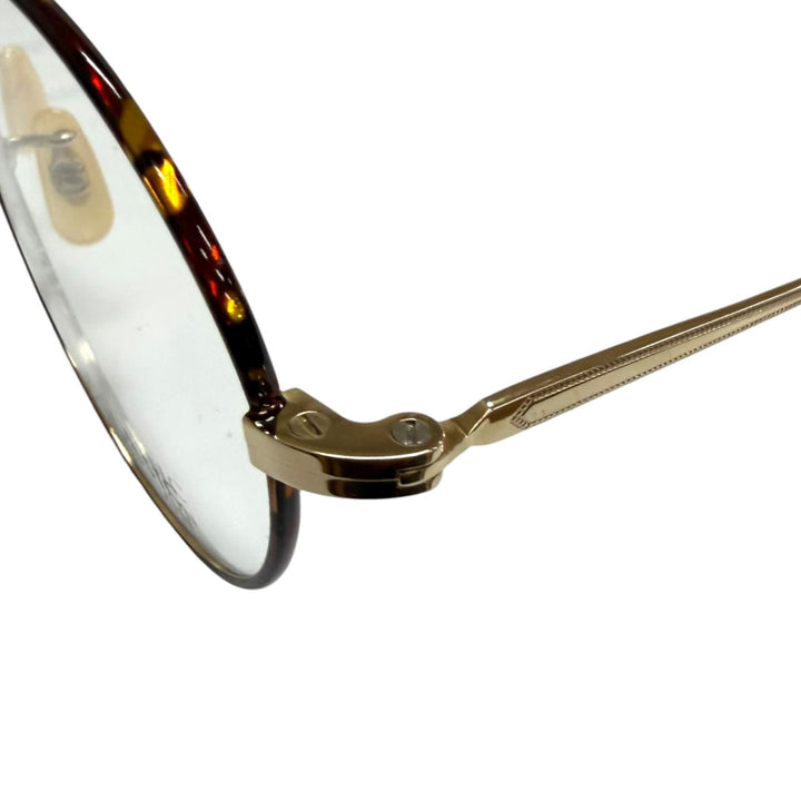 未使用品□BJ CLASSIC COLLECTION PREM-126S NT C-1-2 川口春奈着用モデル メガネ 眼鏡 アイウェア デミ ゴールド 50□19-152 日本製