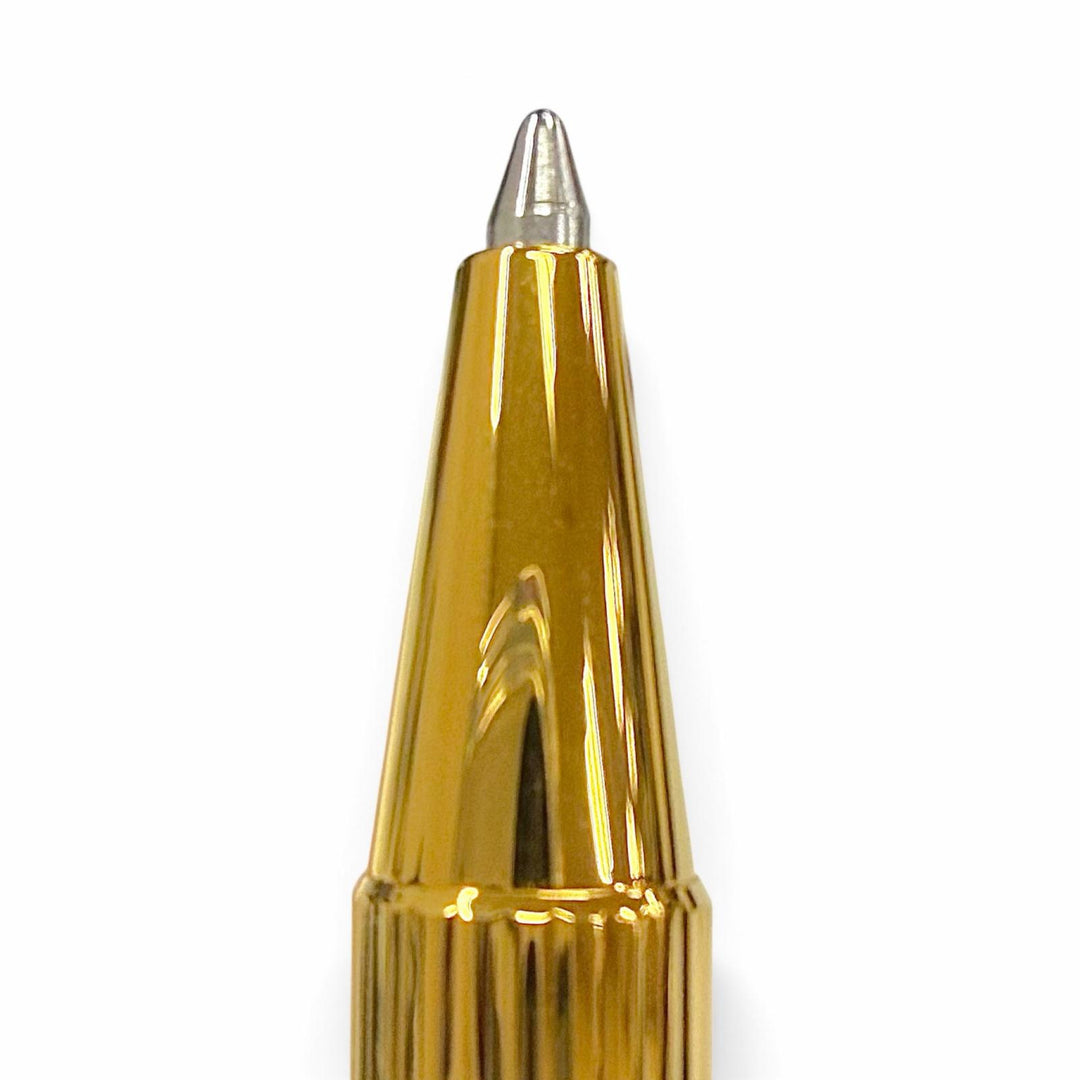 極美品▼Cartier カルティエ マストドゥ カルティエ ストライプ ボールペン シャープペンシル 2本セット ゴールド フランス製 筆記確認済