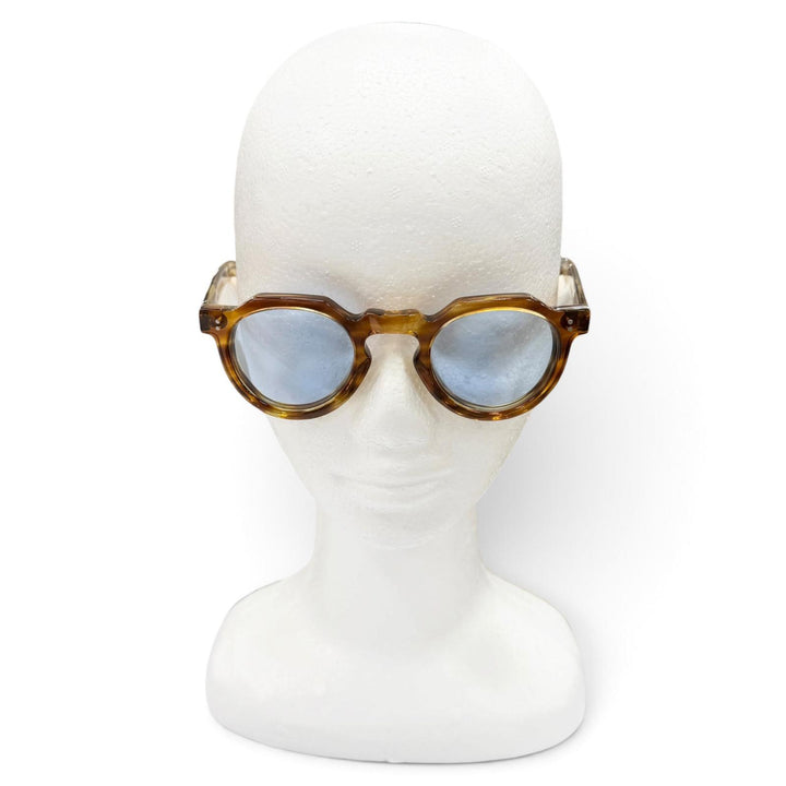 美品●Lesca Lunetier レスカ ルネティエ CROWN PANTO 8mm LIMITED EDITION デッドストック素材使用 メガネ 眼鏡 アイウェア メンズ