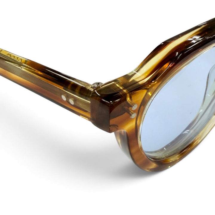 美品●Lesca Lunetier レスカ ルネティエ CROWN PANTO 8mm LIMITED EDITION デッドストック素材使用 メガネ 眼鏡 アイウェア メンズ