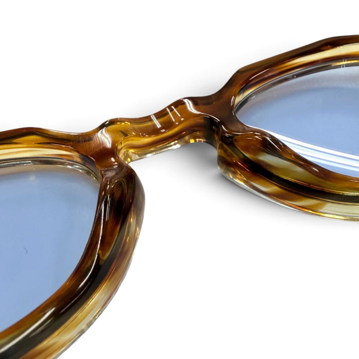 美品●Lesca Lunetier レスカ ルネティエ CROWN PANTO 8mm LIMITED EDITION デッドストック素材使用 メガネ 眼鏡 アイウェア メンズ