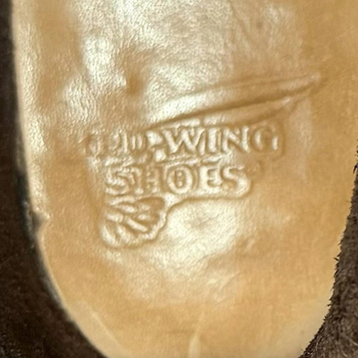 極美品□RED WING レッドウィング 2269 レザー スチールトゥ エンジニアブーツ チョコレートクローム 7 1/2D(25.5cm) USA製 メンズ