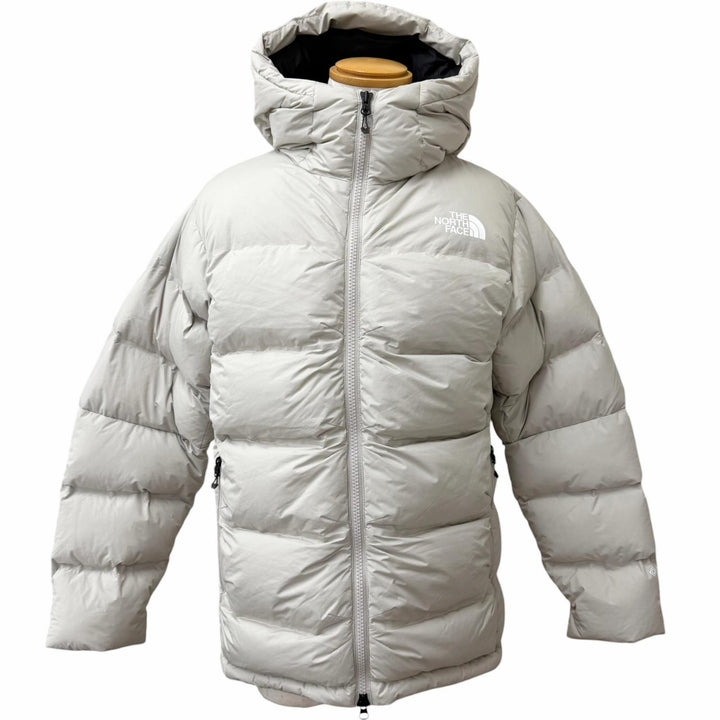 極美品□THE NORTH FACE ザ・ノースフェイス ND92515 EX Belayer Parka フーデッド ダウンジャケット グレージュ M 正規品 メンズ