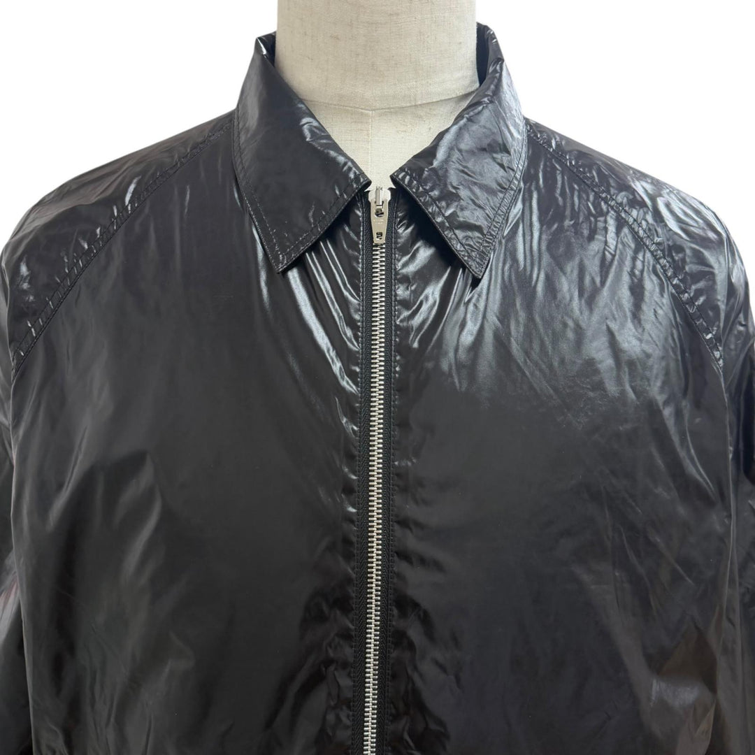 美品□CELINE セリーヌ 2W165272I ライトブルゾンジャケット ナイロンジャケット ジャンパー ブラック M イタリア製 正規品 メンズ