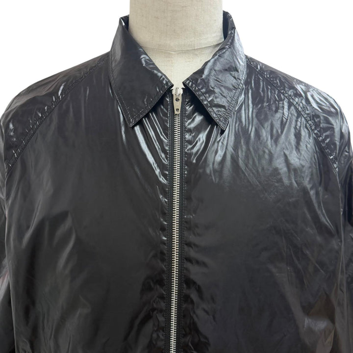 美品□CELINE セリーヌ 2W165272I ライトブルゾンジャケット ナイロンジャケット ジャンパー ブラック M イタリア製 正規品 メンズ