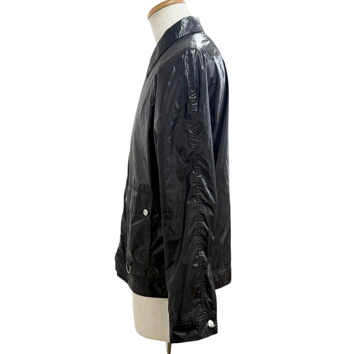 美品□CELINE セリーヌ 2W165272I ライトブルゾンジャケット ナイロンジャケット ジャンパー ブラック M イタリア製 正規品 メンズ