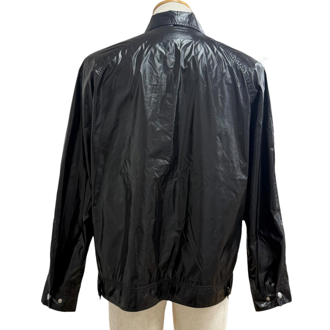 美品□CELINE セリーヌ 2W165272I ライトブルゾンジャケット ナイロンジャケット ジャンパー ブラック M イタリア製 正規品 メンズ
