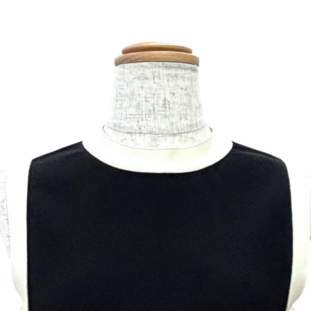 極美品△Christian Dior クリスチャンディオール 544R32A5005 ショートストレートドレス ノースリーブ バイカラー ワンピース 38 正規品