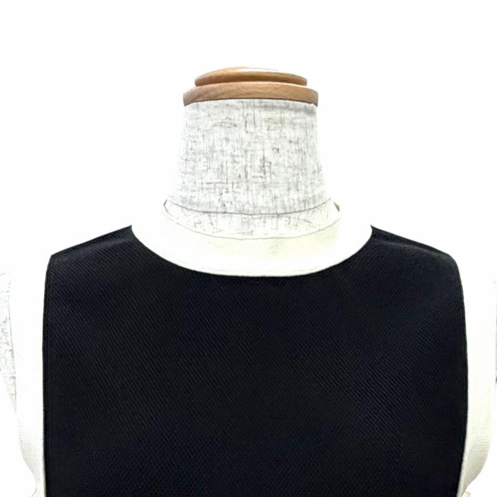 極美品△Christian Dior クリスチャンディオール 544R32A5005 ショートストレートドレス ノースリーブ バイカラー ワンピース 38 正規品