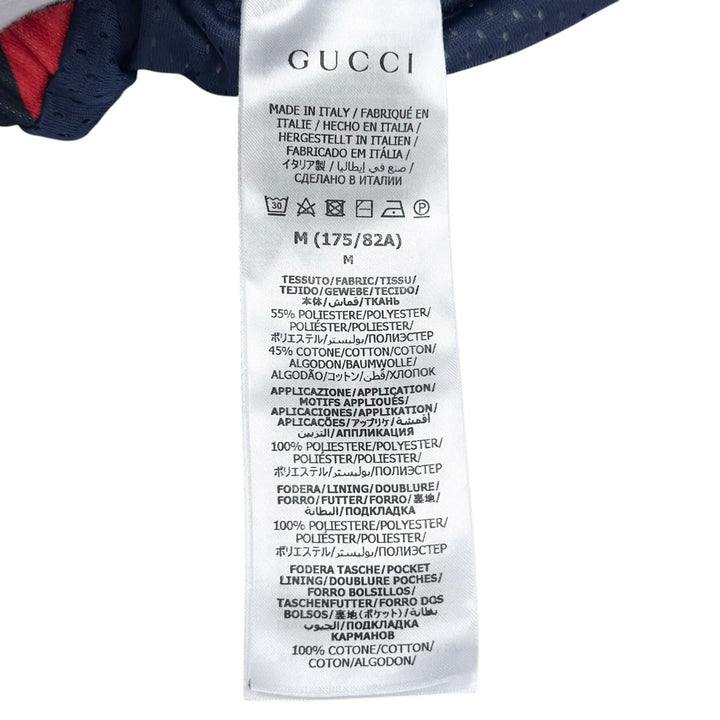 極美品●GUCCI グッチ 23AW 752639 スクエアG ハートプリント 総柄 テクニカルジャージー ショート パンツ M イタリア製 正規品 メンズ