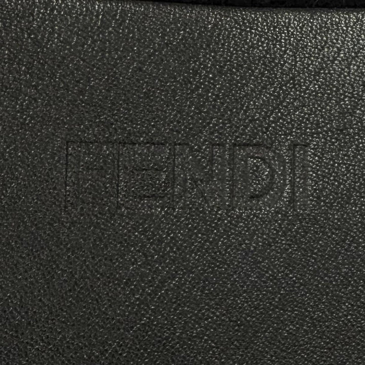 極美品★FENDI フェンディ FJ6993 ウール シルク混 リバーシブル FFロゴ クロップド ジャケット ブラック ベージュ IT 40 正規品