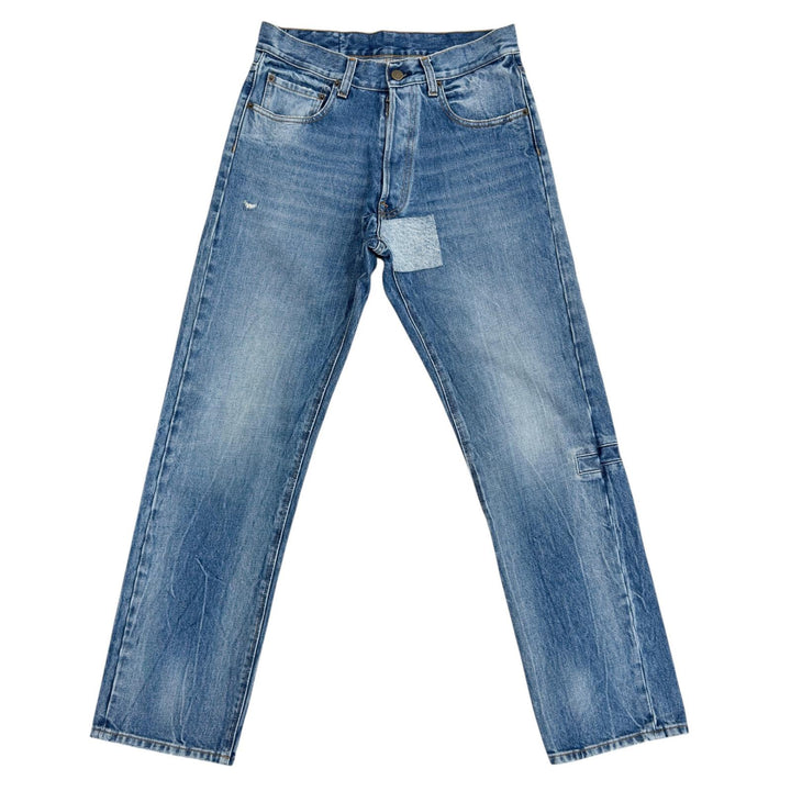 極美品●Maison Margiela メゾンマルジェラ 25AW S50LA0241 コットン100% 5ポケットジーンズ デニムパンツ 28 イタリア製 正規品 メンズ