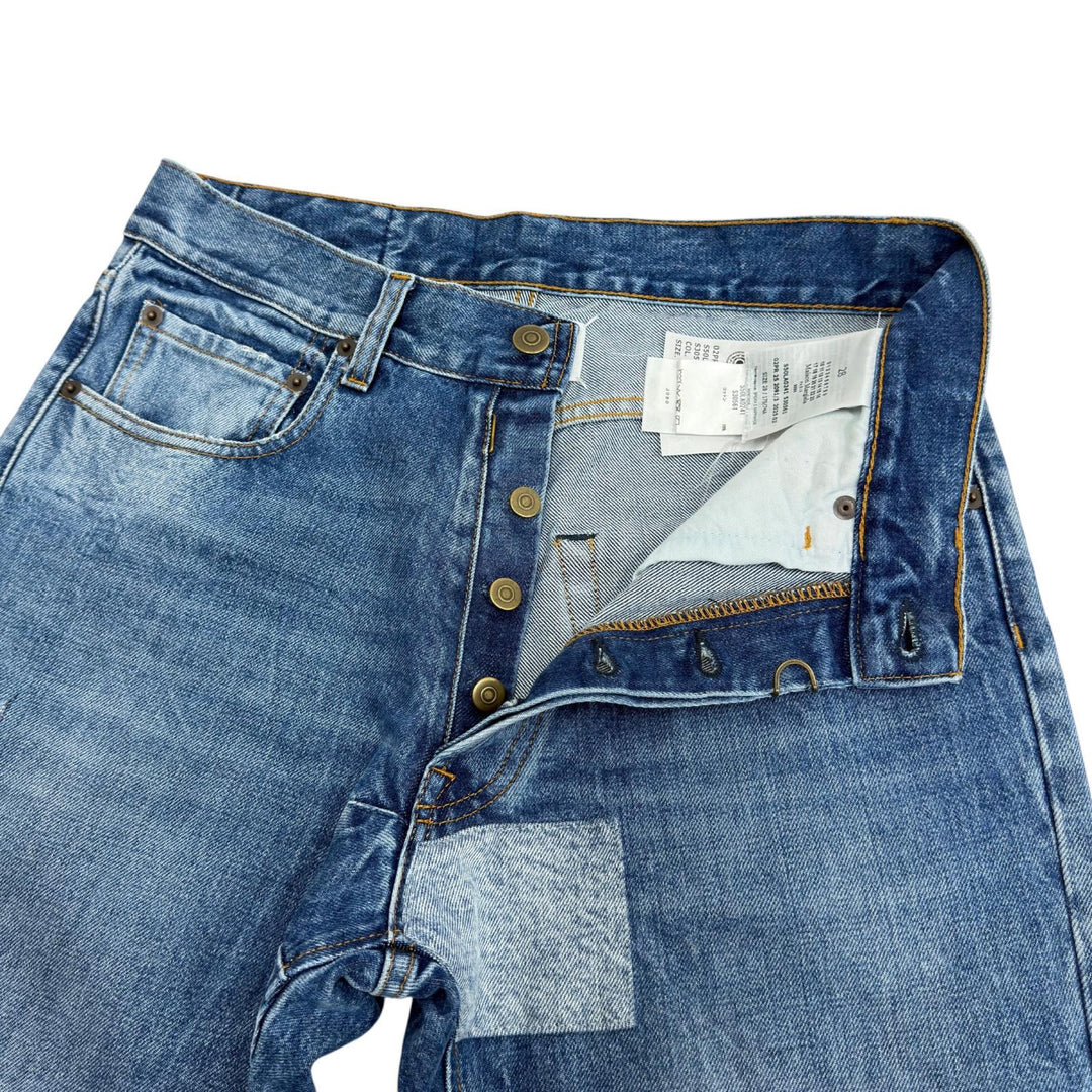 極美品●Maison Margiela メゾンマルジェラ 25AW S50LA0241 コットン100% 5ポケットジーンズ デニムパンツ 28 イタリア製 正規品 メンズ