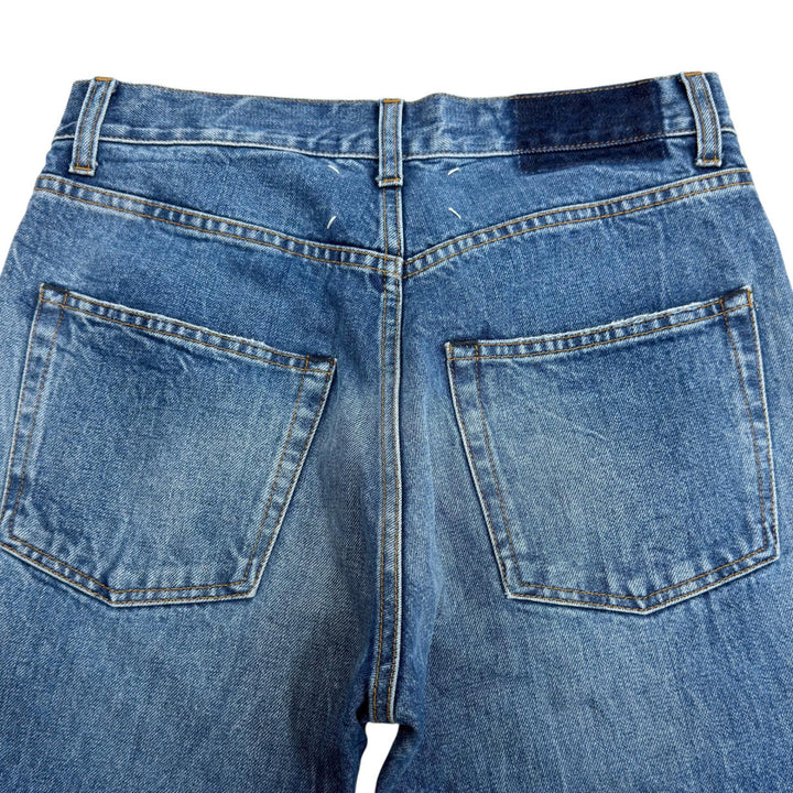 極美品●Maison Margiela メゾンマルジェラ 25AW S50LA0241 コットン100% 5ポケットジーンズ デニムパンツ 28 イタリア製 正規品 メンズ