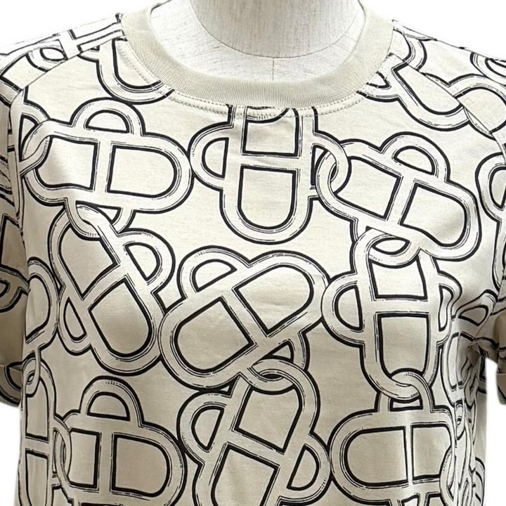 未使用品★HERMES エルメス 26AW 6H4522DG フレアドレス マイヨン エケストル プリント コットン100％ ワンピース 36 正規品 箱付