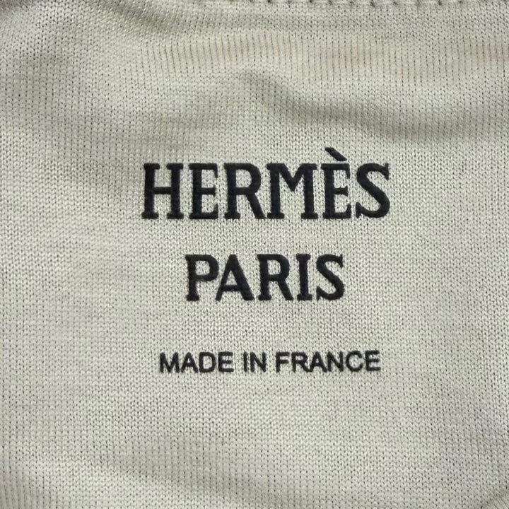 未使用品★HERMES エルメス 26AW 6H4522DG フレアドレス マイヨン エケストル プリント コットン100％ ワンピース 36 正規品 箱付
