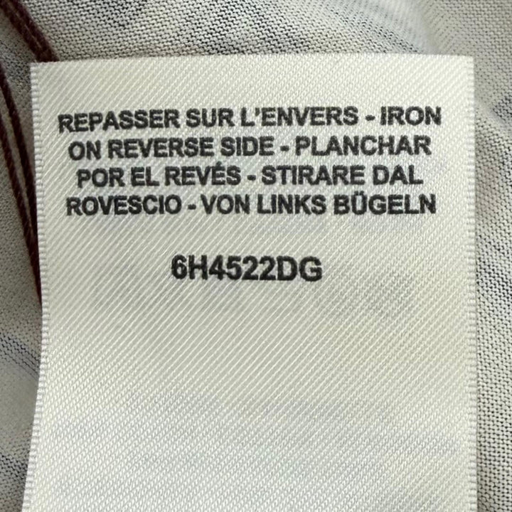 未使用品★HERMES エルメス 26AW 6H4522DG フレアドレス マイヨン エケストル プリント コットン100％ ワンピース 36 正規品 箱付