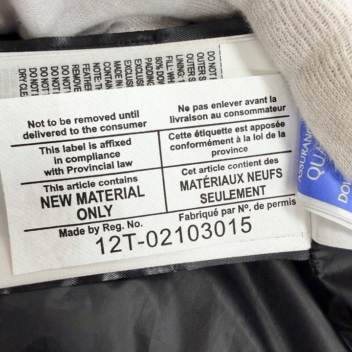 美品△CANADA GOOSE カナダグース 3208LBA ブラックレーベル Rowley Parka ローリー パーカ ファー ダウンジャケット ボルドー S 正規品