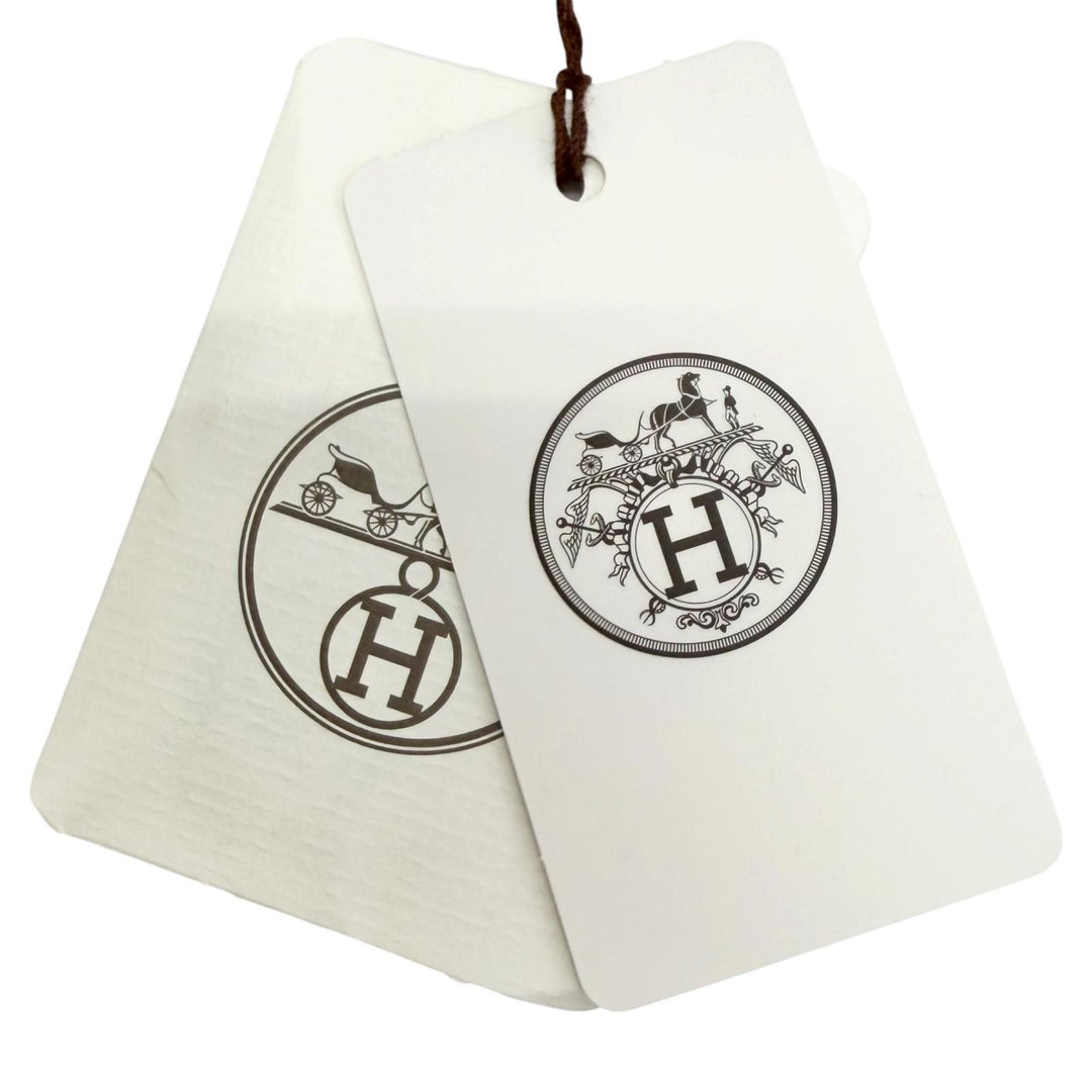未使用品△HERMES エルメス 36-7707 BRIDES de GALA ブリッド ドゥ ガラ カシミヤ コットン 半袖ニット ブルー 38 イタリア製 正規品