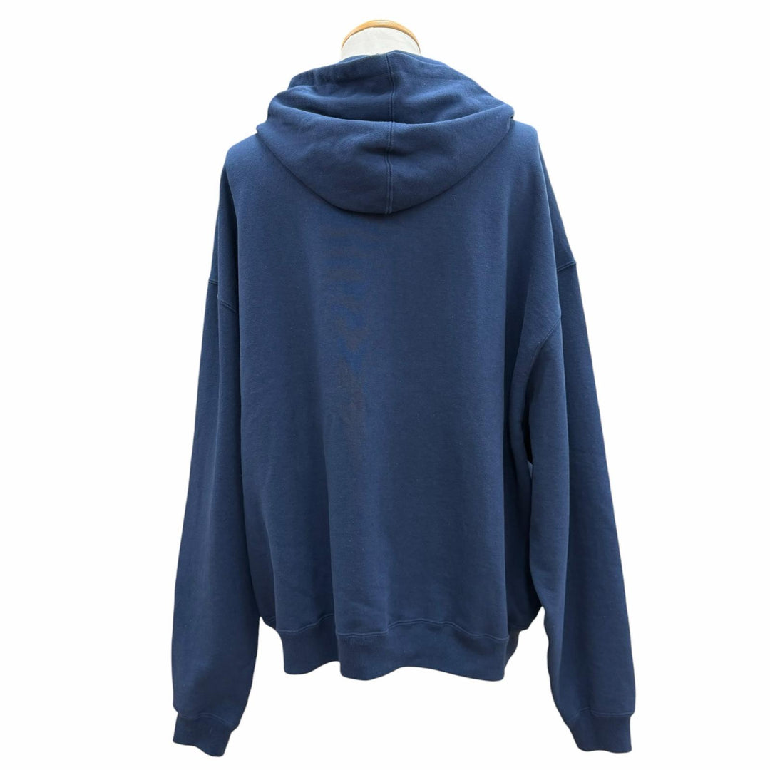 【ドンドン見直し】美品 ▼AMBUSH アンブッシュ 24AW 12115453 ロゴパッチ フーデッド ジップアップ パーカー ブルー S 正規品 メンズ