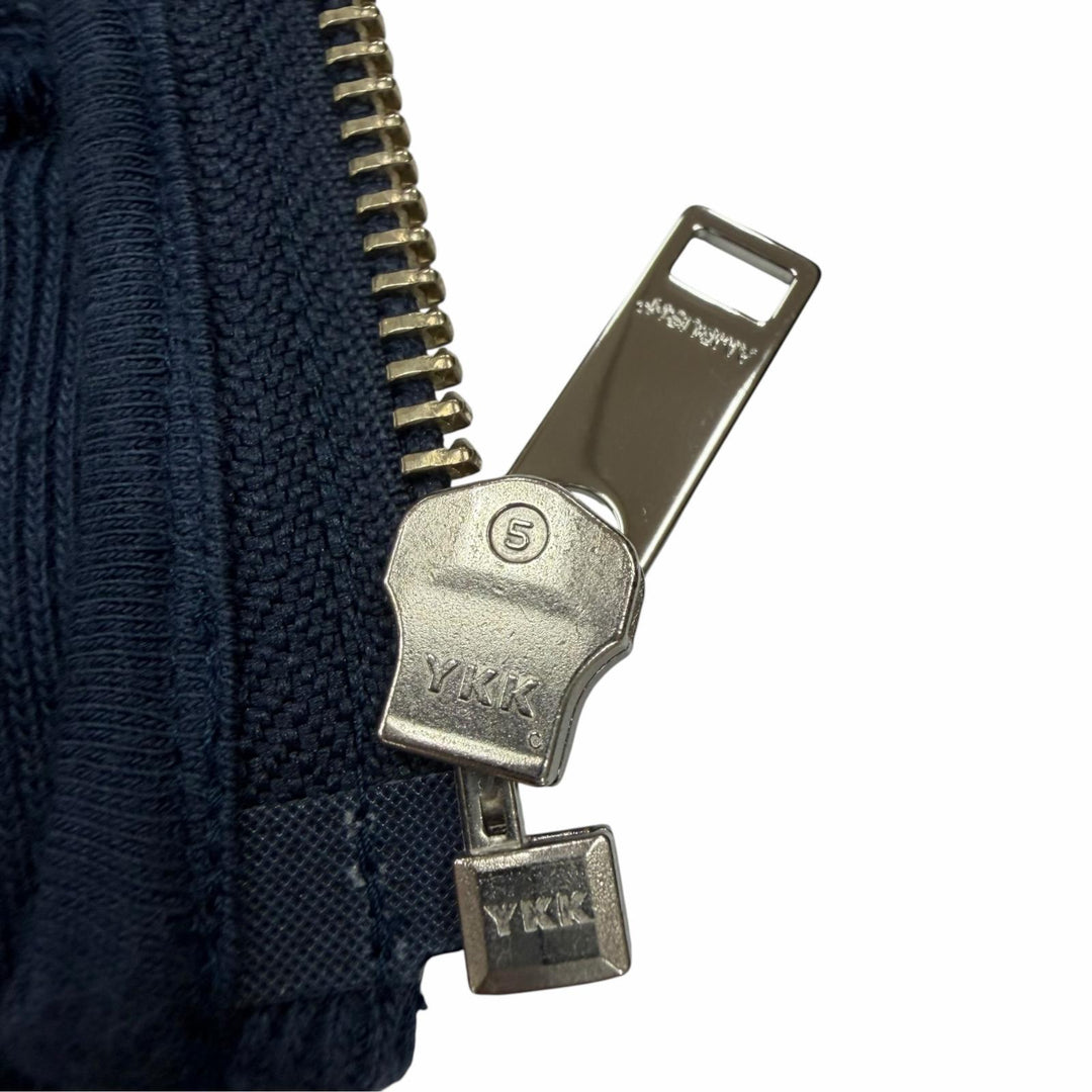【ドンドン見直し】美品 ▼AMBUSH アンブッシュ 24AW 12115453 ロゴパッチ フーデッド ジップアップ パーカー ブルー S 正規品 メンズ