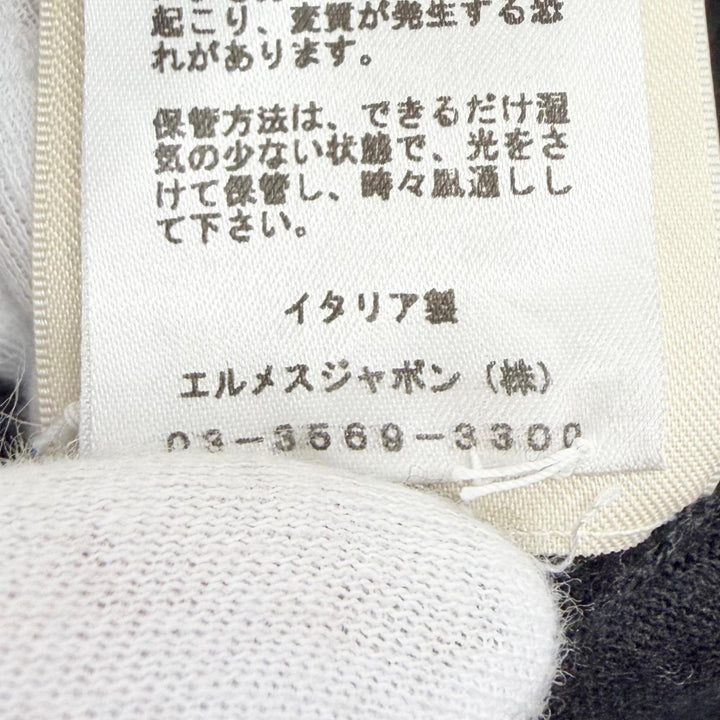 極美品△HERMES エルメス 22AW 2H2826DS HARNAIS DE COUR BANDANA 宮廷の馬具 シルク カシミヤ ツイルレーヌ 半袖ニット 36 伊製 正規品