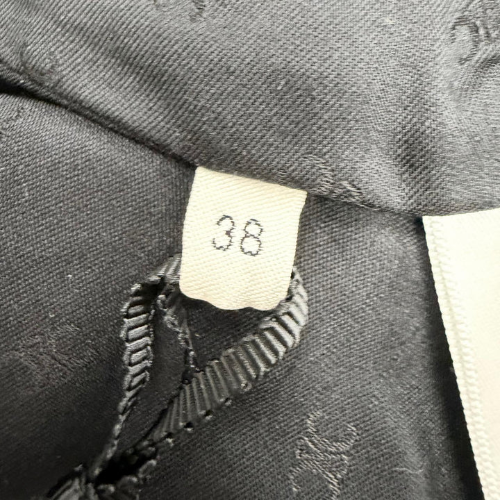 未使用品△CELINE セリーヌ 24SS 2O112050O トリオンフ金ボタン ラムスキン ベスト ジレ ブラック ゴールド金具 38 イタリア製 正規品