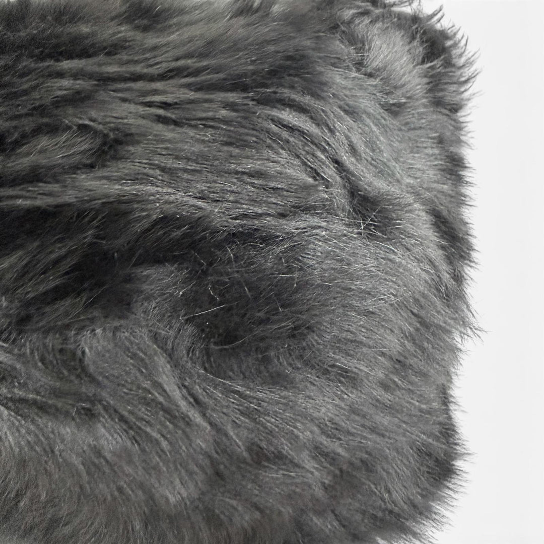極美品□MONCLER モンクレール 2024年製 CARADOC ロゴワッペン エコファー レザー トートバッグ ブラック イタリア製 正規品 メンズ