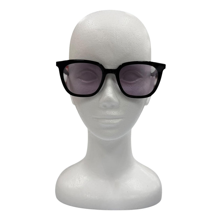 極美品▼GENTLE MONSTER ジェントルモンスター ALMA ウェリントン アイウェア サングラス ブラック シルバー 63□17-146 度なし メンズ