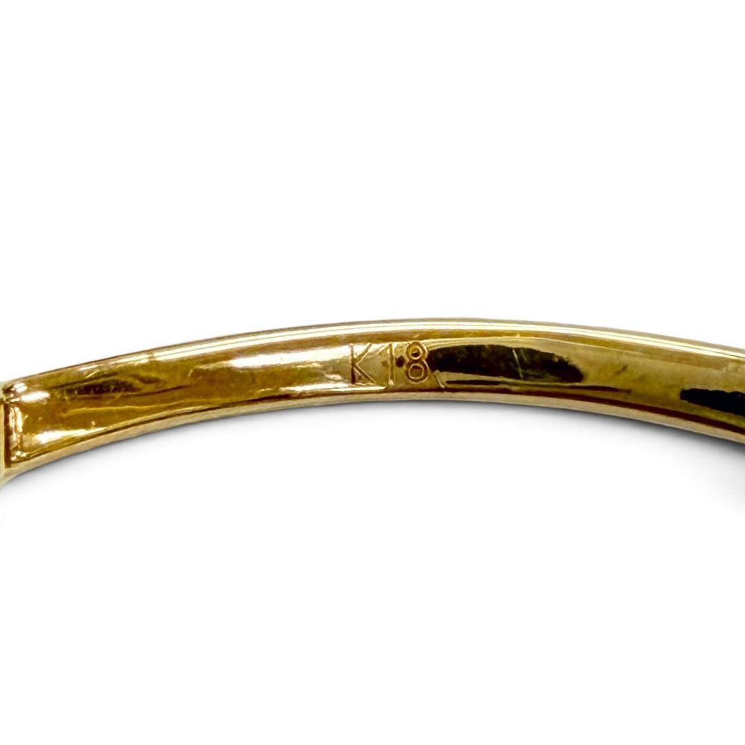 美品△Chopard ショパール K18 ラインストーン ツーポイント リムレス カラーレンズ メガネ アイウェア 53□17 135 度入り 重量25.45g