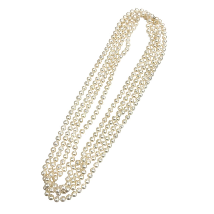 極美品★TIFFANY&amp;Co. ティファニー パール 925 ロング パール ネックレス アクセサリー ホワイト系 重量176g レディース 箱付き