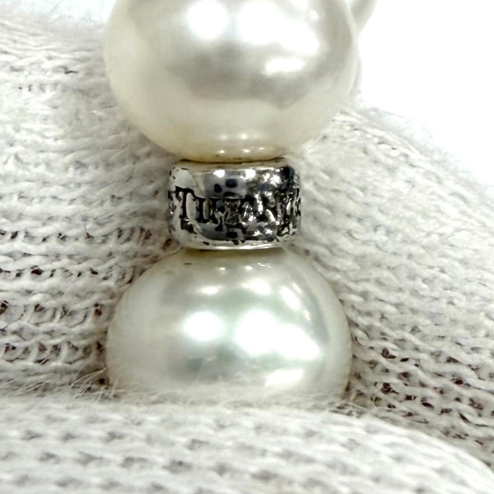 極美品★TIFFANY&amp;Co. ティファニー パール 925 ロング パール ネックレス アクセサリー ホワイト系 重量176g レディース 箱付き