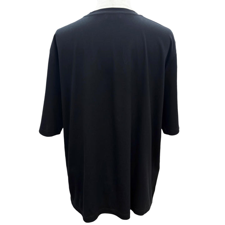 極美品●HERMES エルメス 26SS H657800HA コットン100% アッシュヴァル クルーネック 半袖Ｔシャツ ブラック L イタリア製 正規品 メンズ