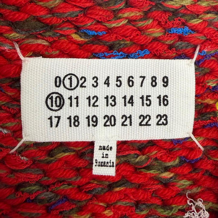 極美品□Maison Margiela 10 1 メゾンマルジェラ10 1 24SS S50HN0002 Handmade Knit Sweater ウール ニット マルチカラー L 正規品