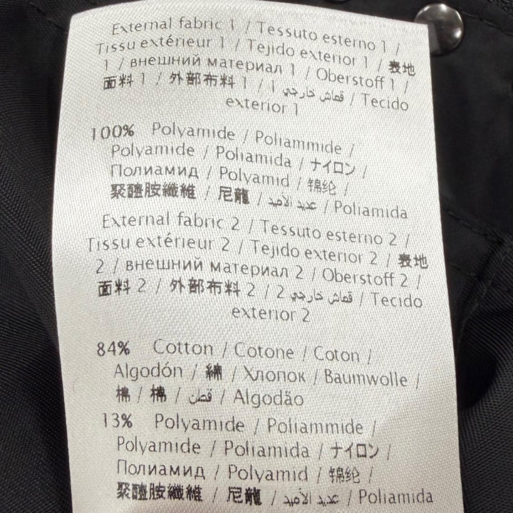 美品▼VALENTINO ヴァレンティノ MV3CI1602KP ロックスタッズ ZIPUP ブルゾン ボンバージャケット ブラック 46 イタリア製 正規品 メンズ
