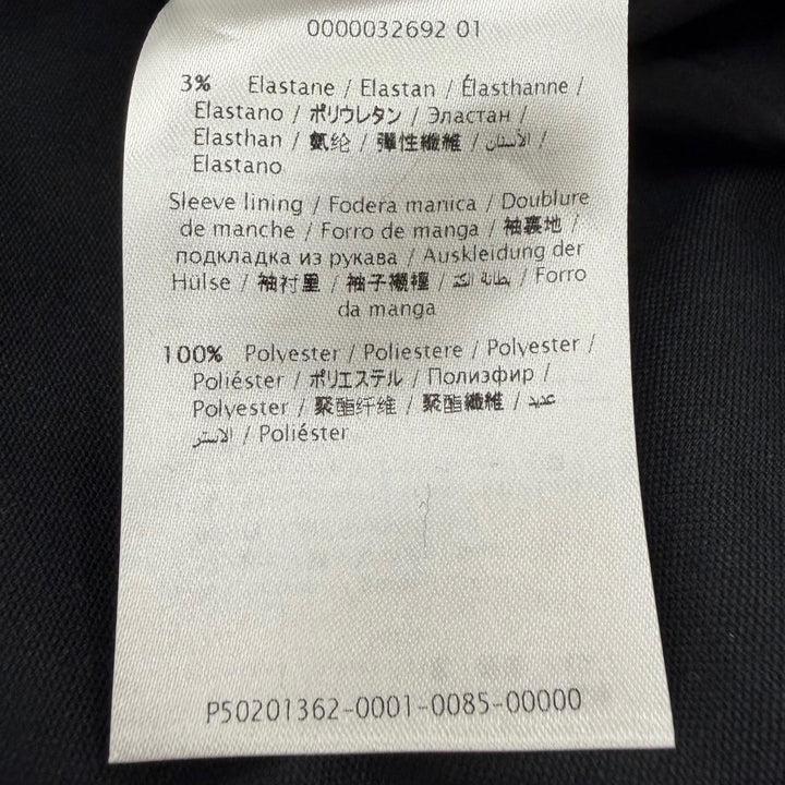美品▼VALENTINO ヴァレンティノ MV3CI1602KP ロックスタッズ ZIPUP ブルゾン ボンバージャケット ブラック 46 イタリア製 正規品 メンズ